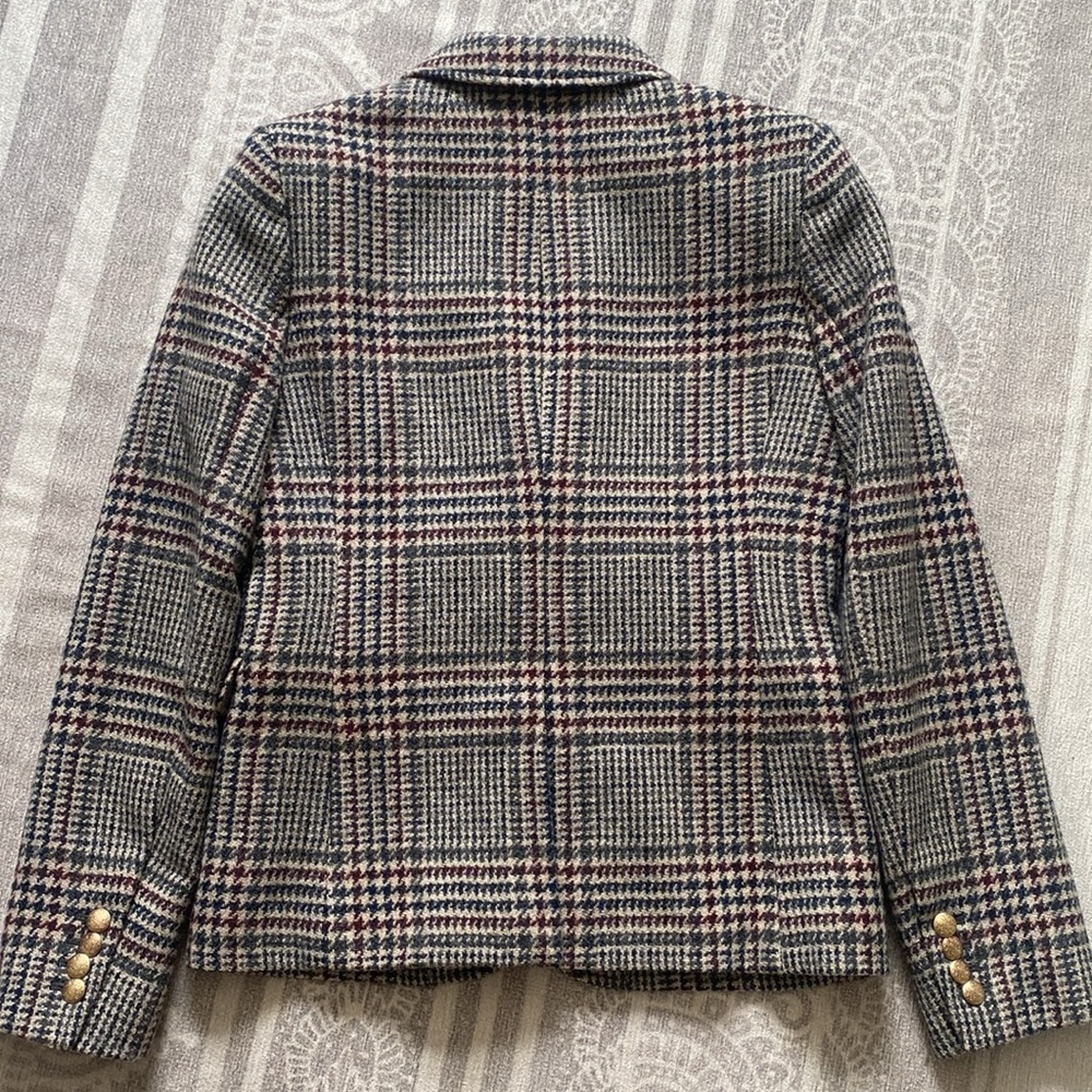 J.Crew Wool Schoolboy Blazer in Houndstooth Plaid - Picture 10 of 16